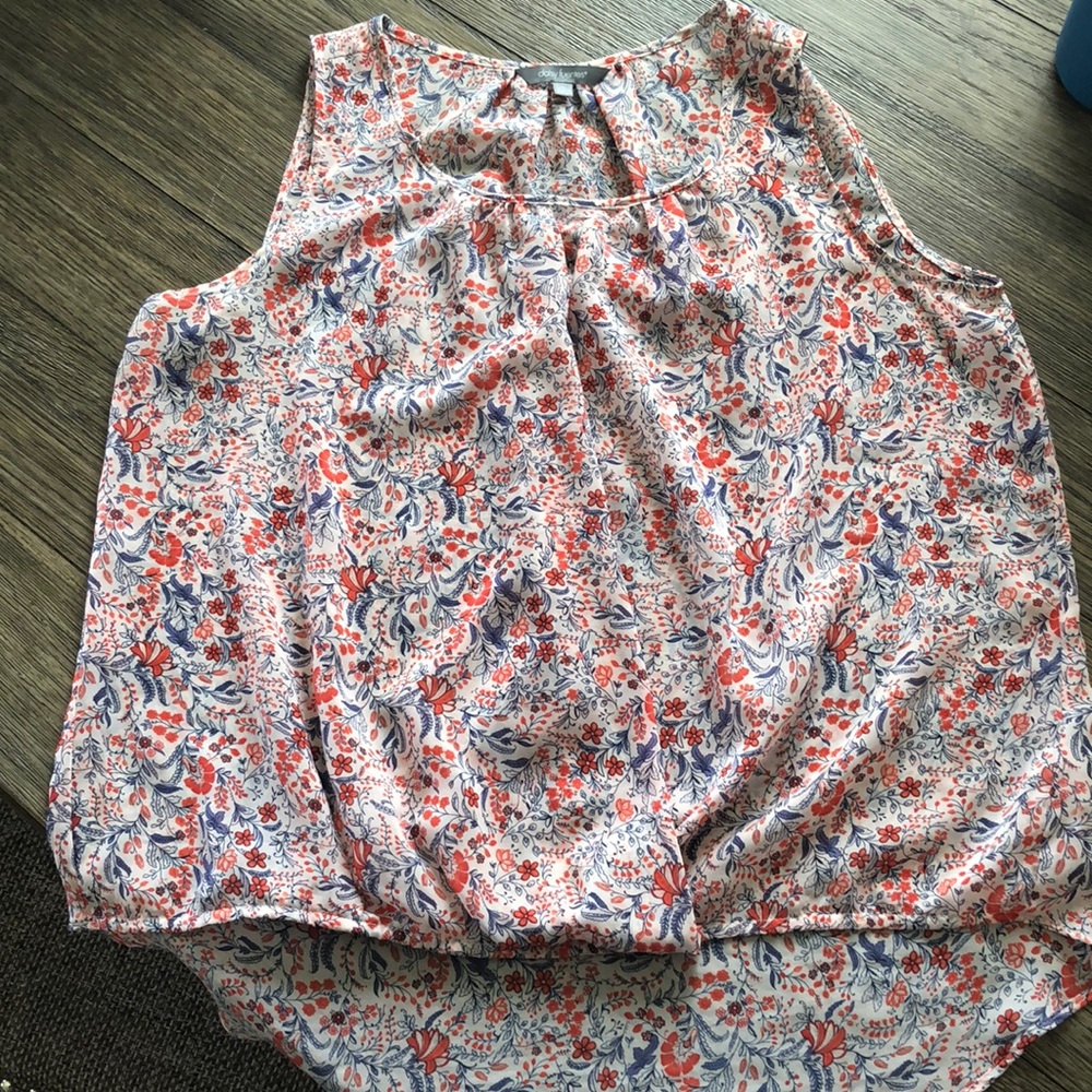 Red white and blue tank